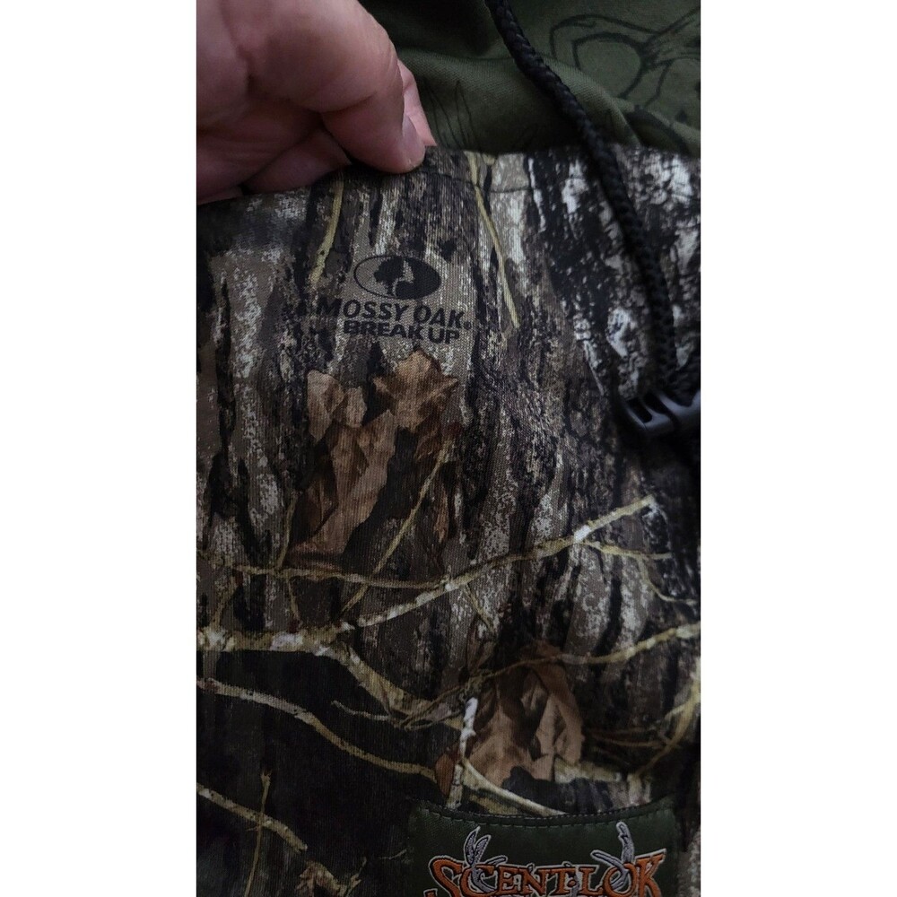Scent-Lok Camo Hunting Hood Headcover Mossy Oak Break Up Odor Control OSFA - Picture 6 of 7